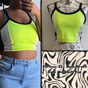 💜30% off sale💜 Forever 21 | Neon Green cami workout top